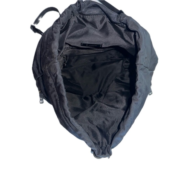 Lululemon Rucksack Carry Onward Mini Black Backpack Bag 12x10.5 Inch - Picture 9 of 16